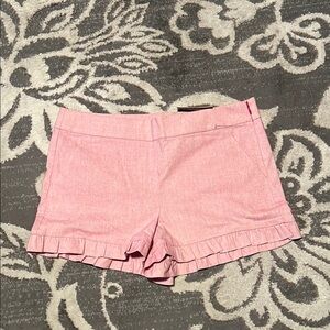LOFT  Pink Shorts with Ruffle Hem new